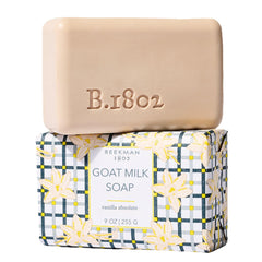 Beekman 1802 paquete delantero del jabón Vainilla Absolute mostrando la barra