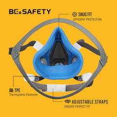 BEESAFETY filtros A1 y P2 en primer plano para protección combinada