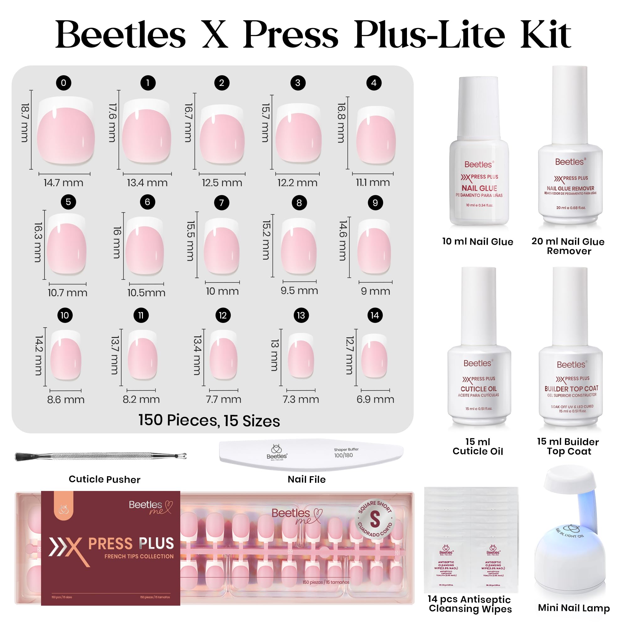 Beetles pegamento y builder top coat mostrando protección duradera