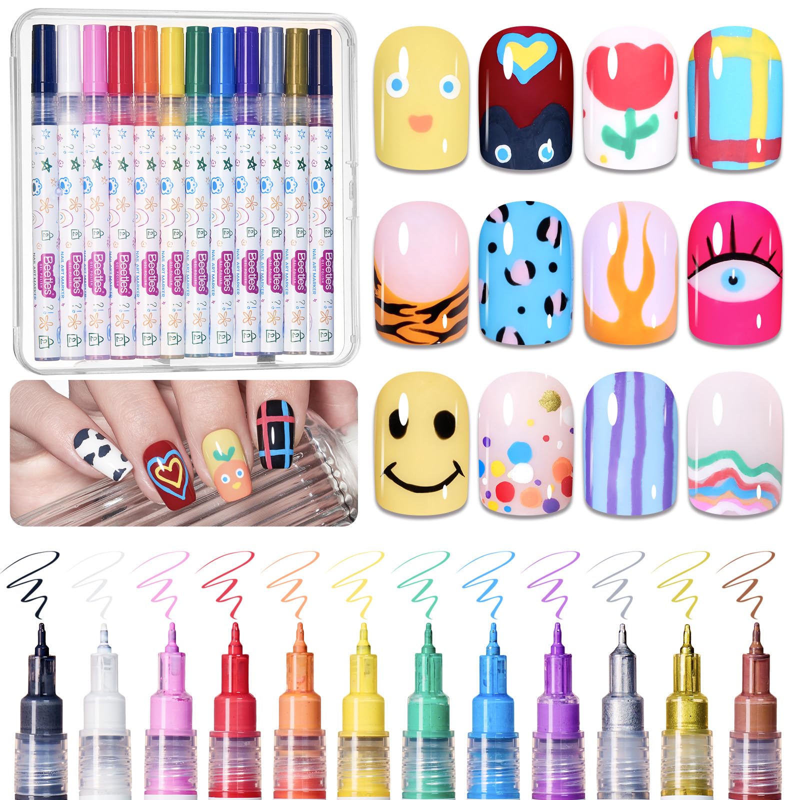 Beetles Gel Polish set en ambiente de manicura, estilo y creatividad