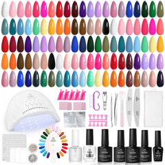 Beetles kit frontal mostrando caja completa y variedad, ideal para manicura en casa