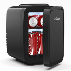 BEICHEN vista frontal del mini fridge mostrando diseño compacto y puerta cerrada