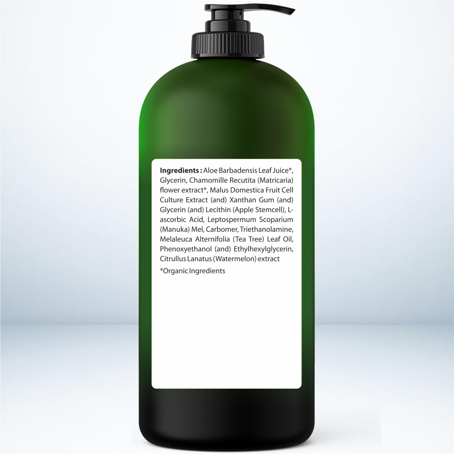 Textura del gel de Being Naturals en primer plano mostrando su absorción ligera y apariencia transparente