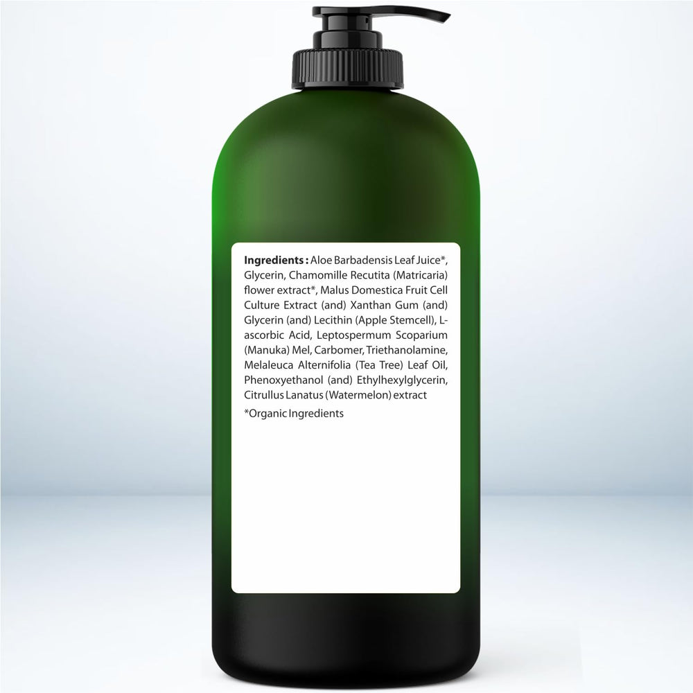 Textura del gel de Being Naturals en primer plano mostrando su absorción ligera y apariencia transparente