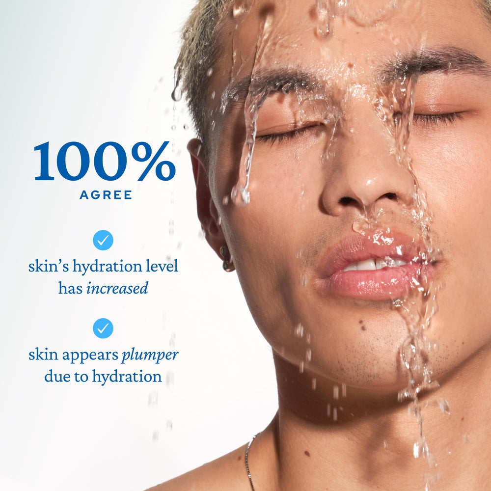 belif etiqueta Aqua Bomb con lista de ingredientes clave y transparencia