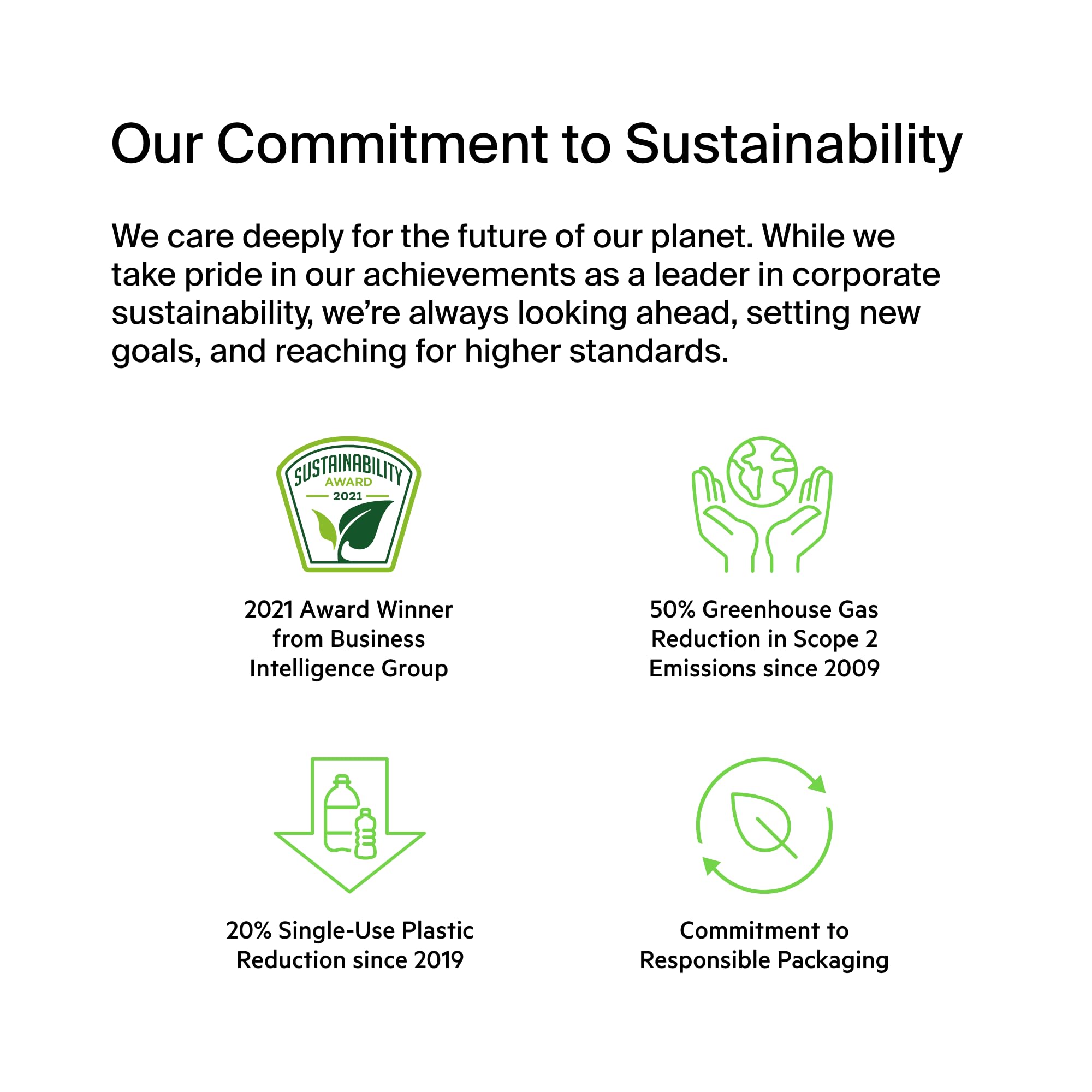 Belkin embalaje sostenible hecho con plástico 100% reciclado y bolsa eco