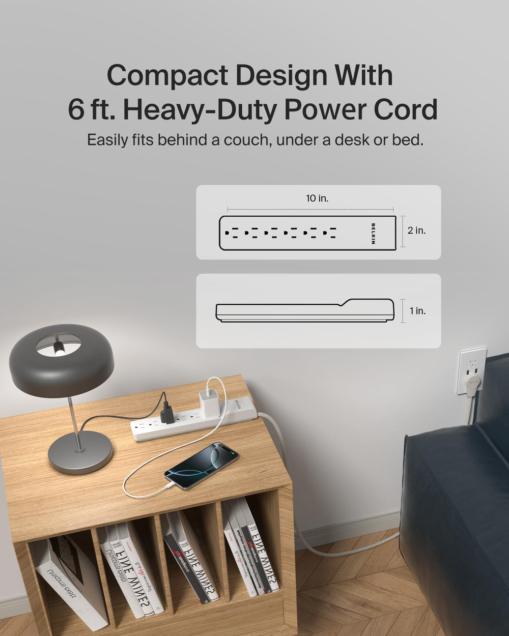 Belkin empaque hecho con plástico 100% reciclado que reduce residuos