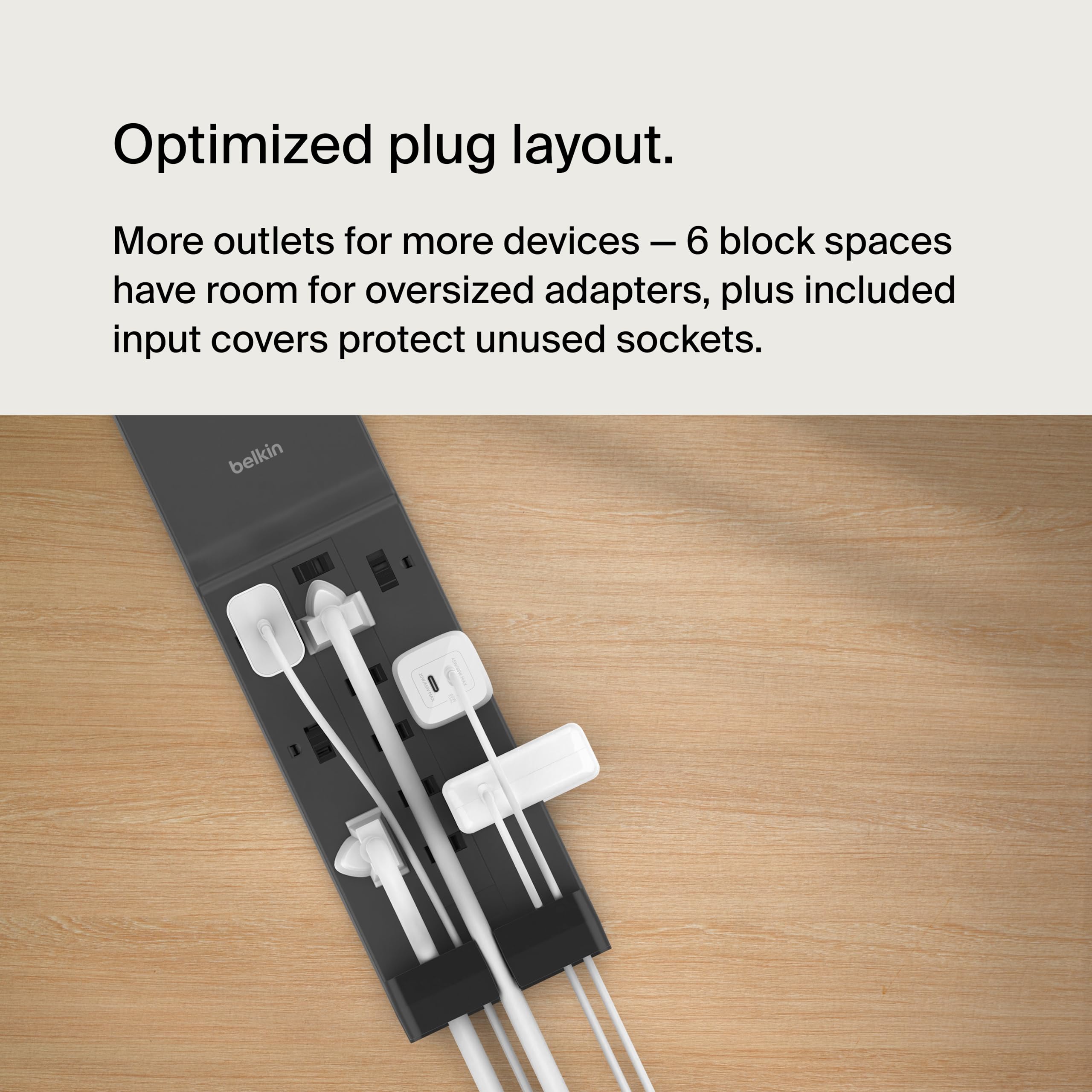 Belkin indicador luminoso que confirma protección y tranquilidad