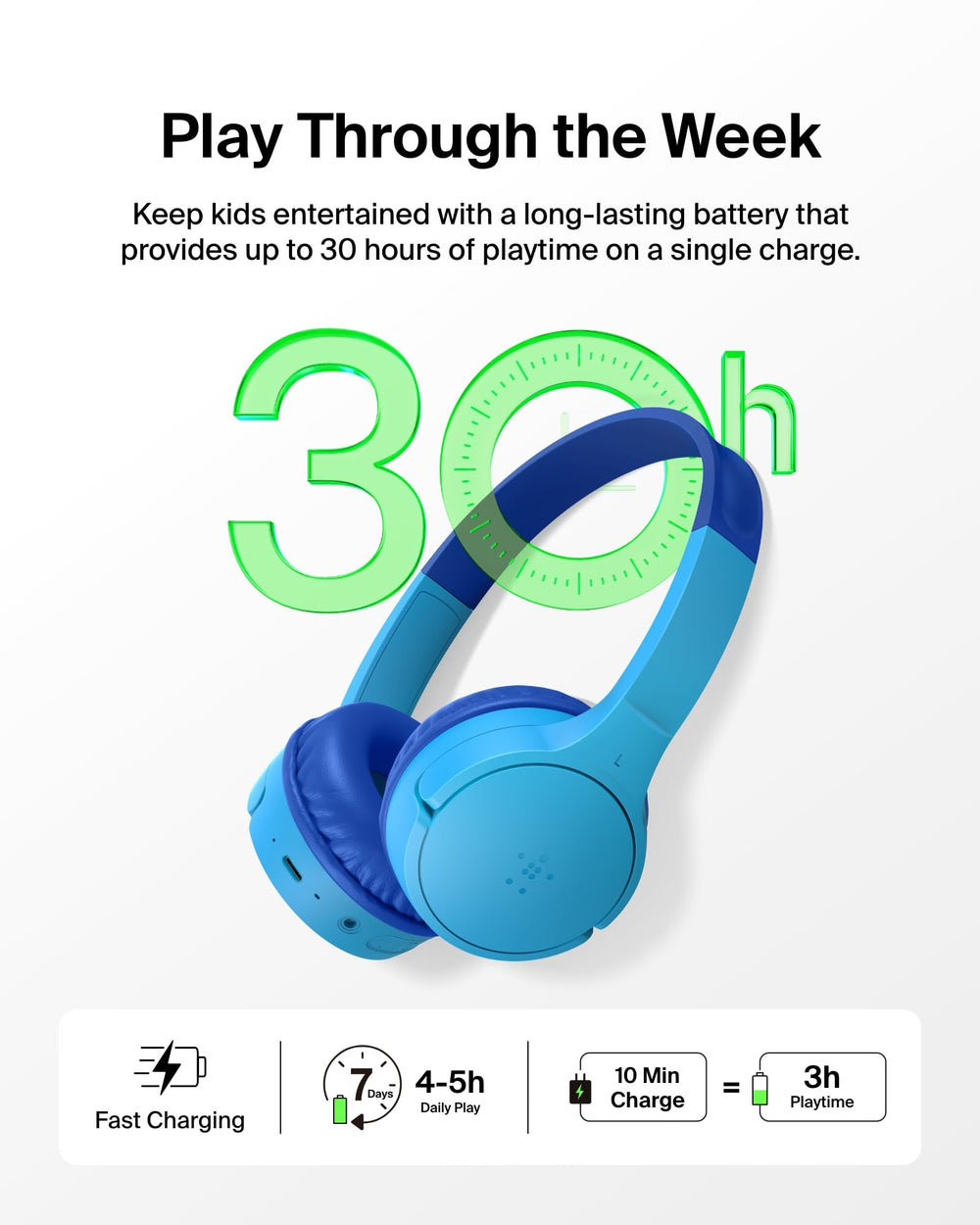 Belkin SoundForm Mini guardados en funda protectora para transporte seguro
