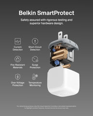 Belkin textura de carcasa con plástico reciclado que aporta durabilidad