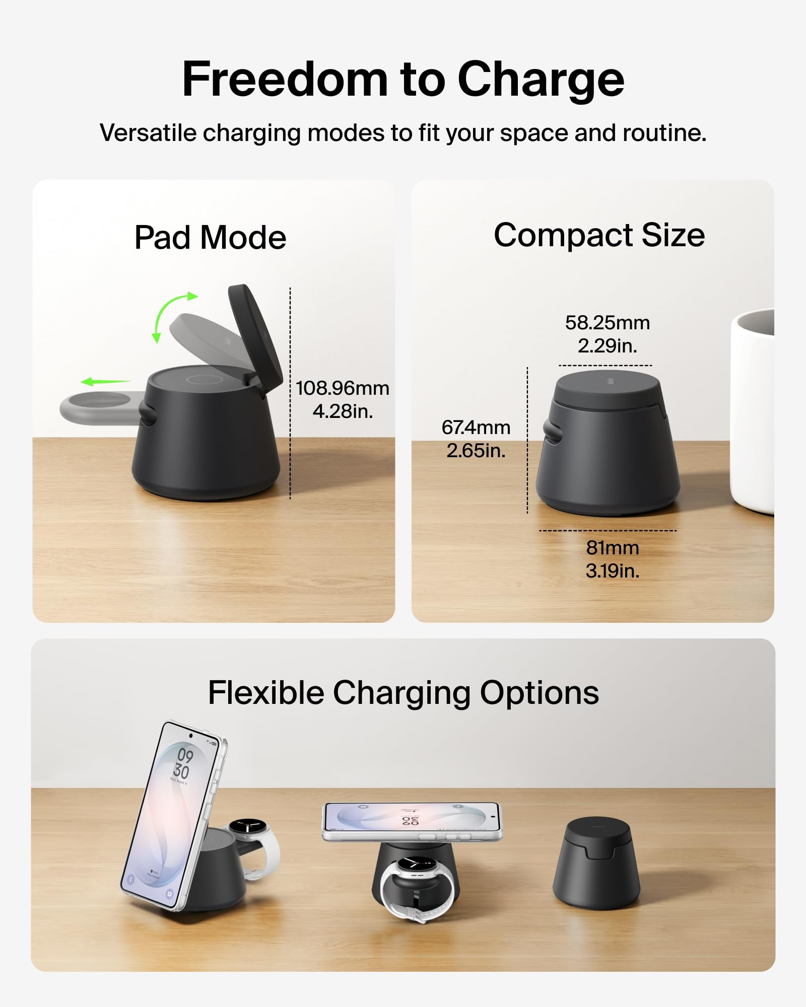 Belkin fuente de 45W y cable USB-C incluidos para comenzar a usar