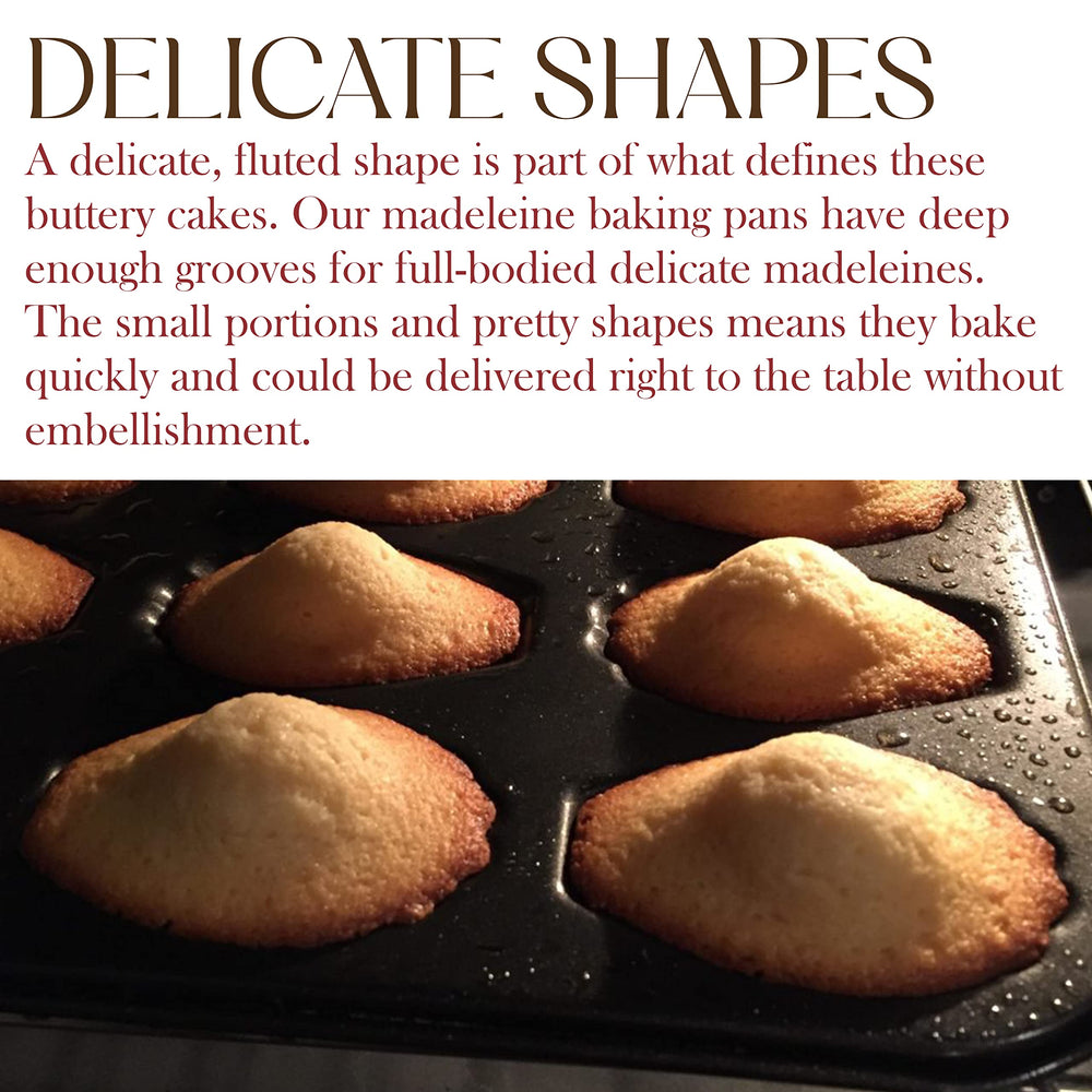 Bellemain presentación de madeleines en cocina resaltando aspecto profesional