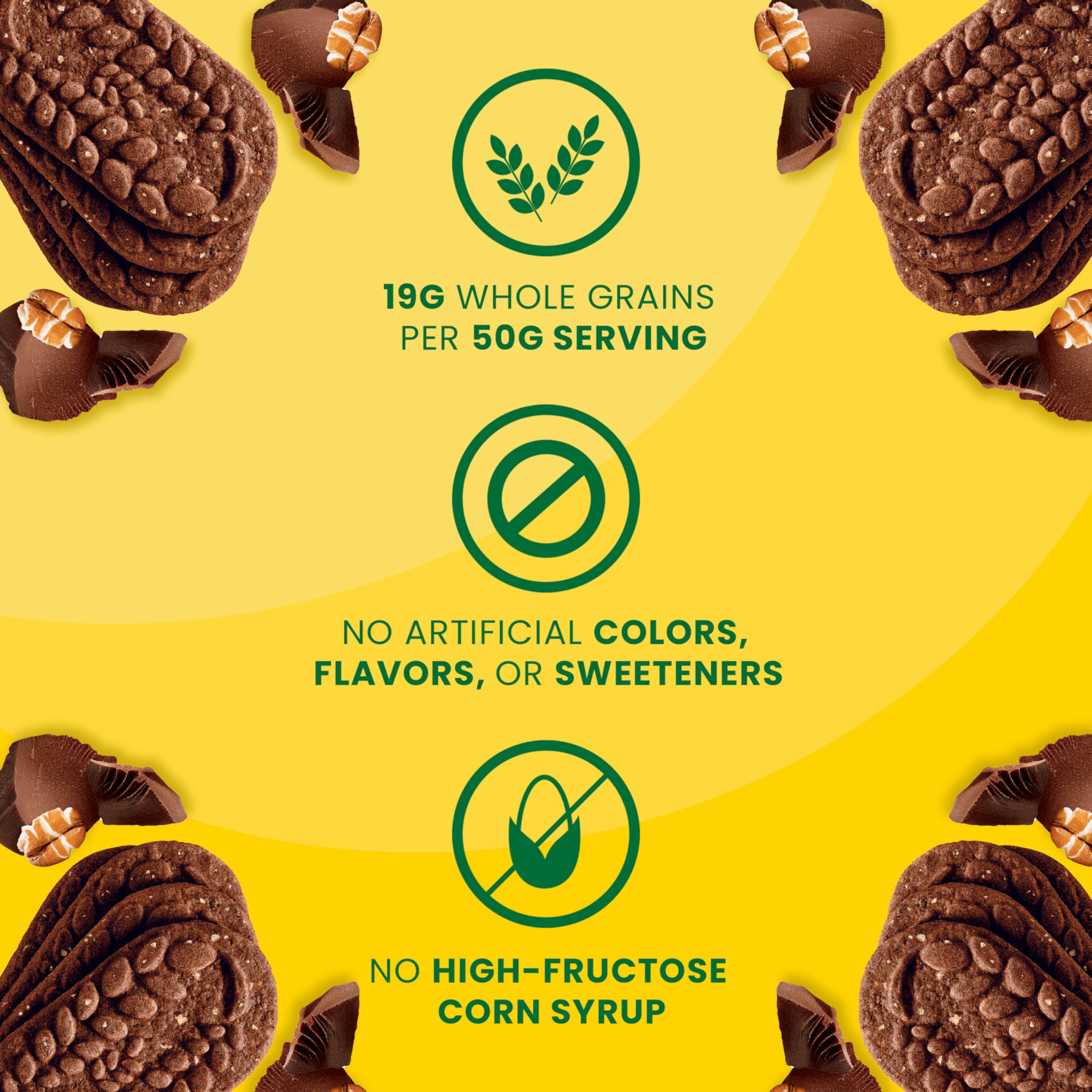 belVita etiqueta nutricional que destaca granos integrales y fibra