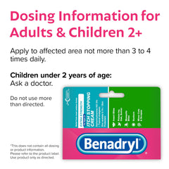 Benadryl aplicado en picadura demostrando alivio inmediato