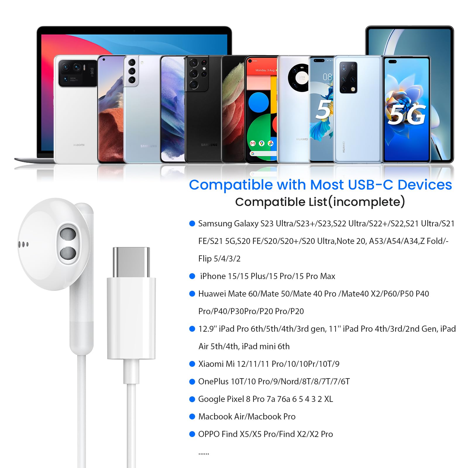 BENEWY cable resistente anti-enredos para uso activo y viaje