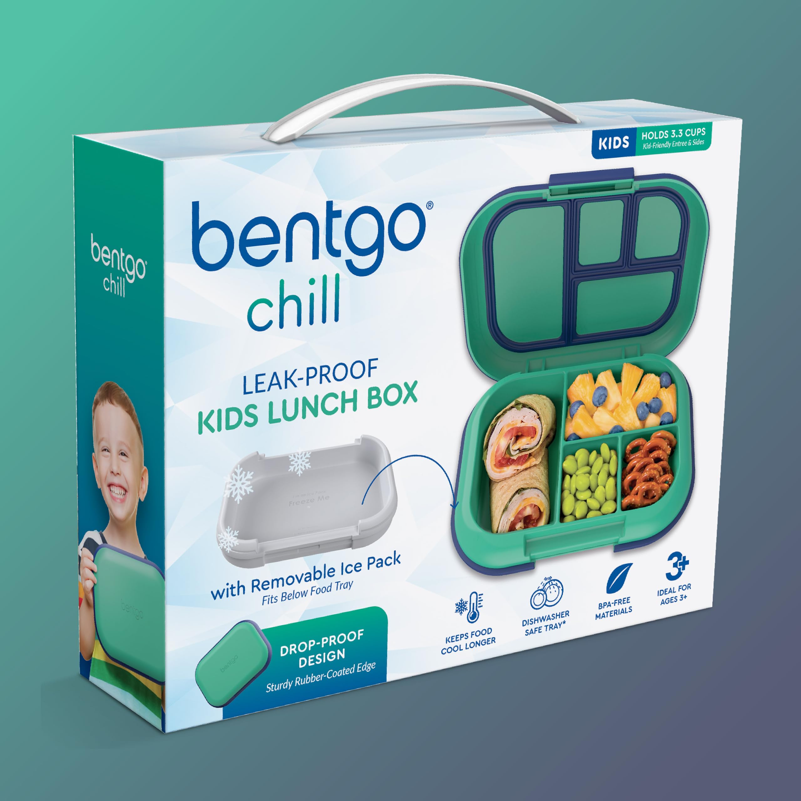 Bentgo en escena de picnic con comida fresca para niños