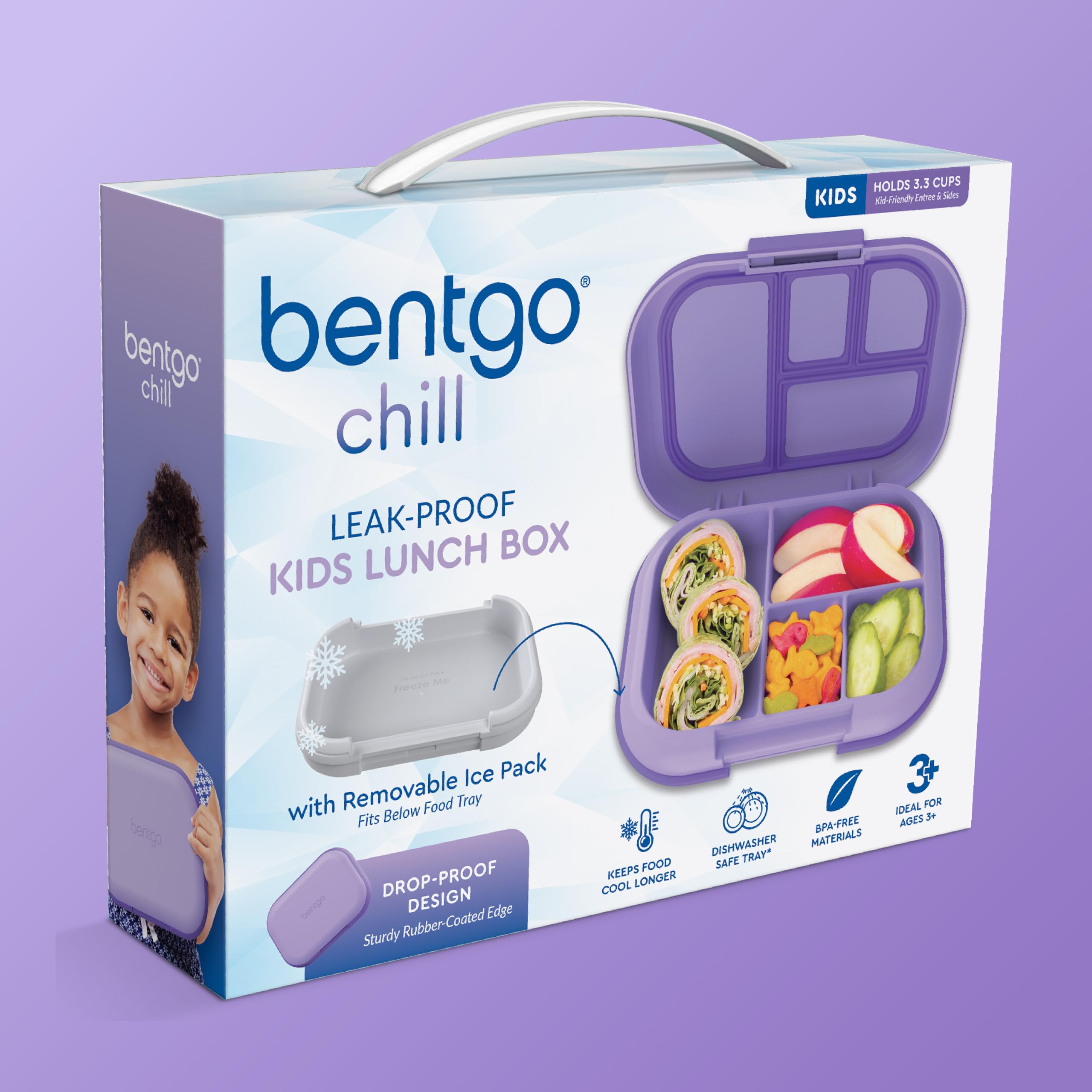 Bentgo bandeja en rejilla superior del lavavajillas para limpieza fácil