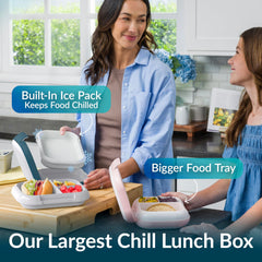 Bentgo con bandeja interior ajustable en 3 o 4 compartimentos para organizar alimentos