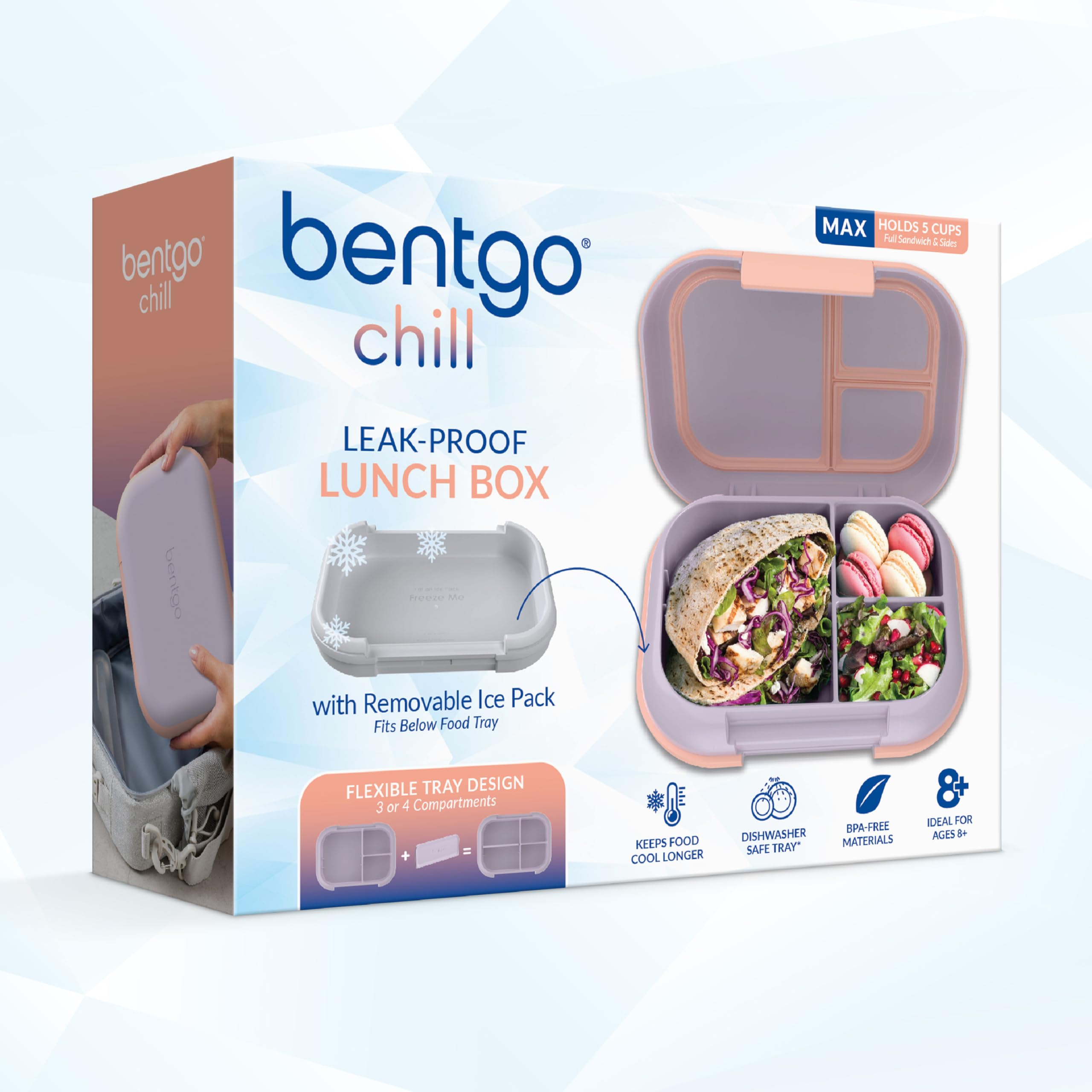 Bentgo Chill Max en bolso de trabajo mostrando uso diario práctico
