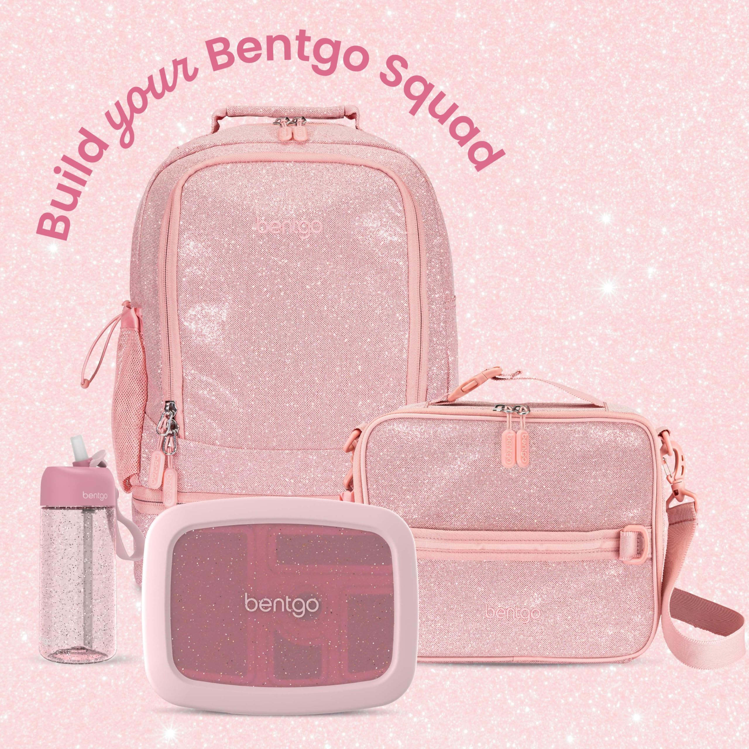 Bentgo comparación de tamaño con mano de niño, ideal para edades 3-7