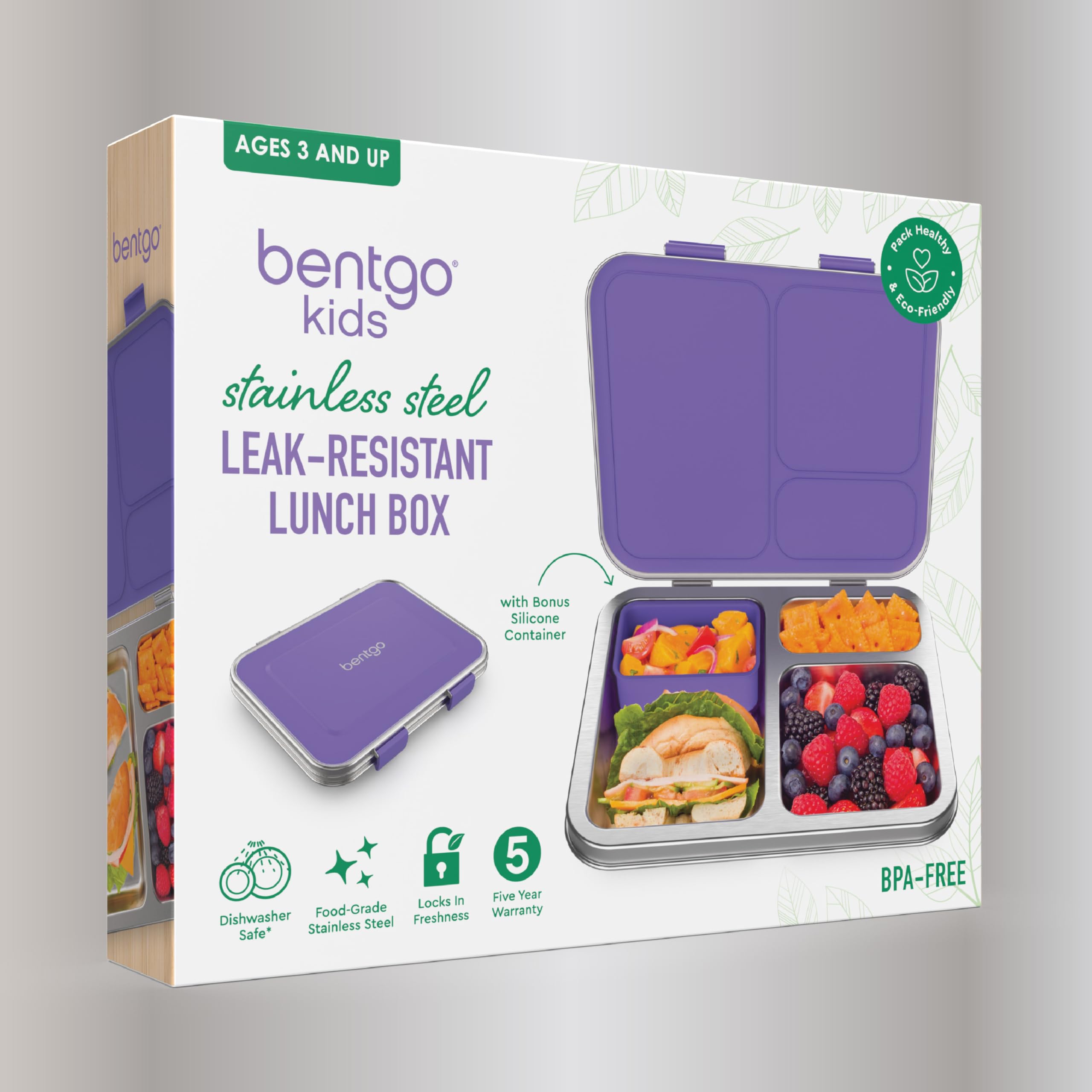 Bentgo comparación de tamaño con manos de niño para visualizar escala real