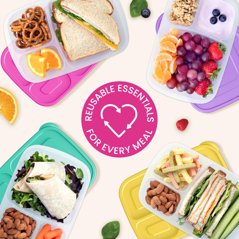 Bentgo Easyboxes en congelador con comidas preparadas, conserva alimentos para meal prep