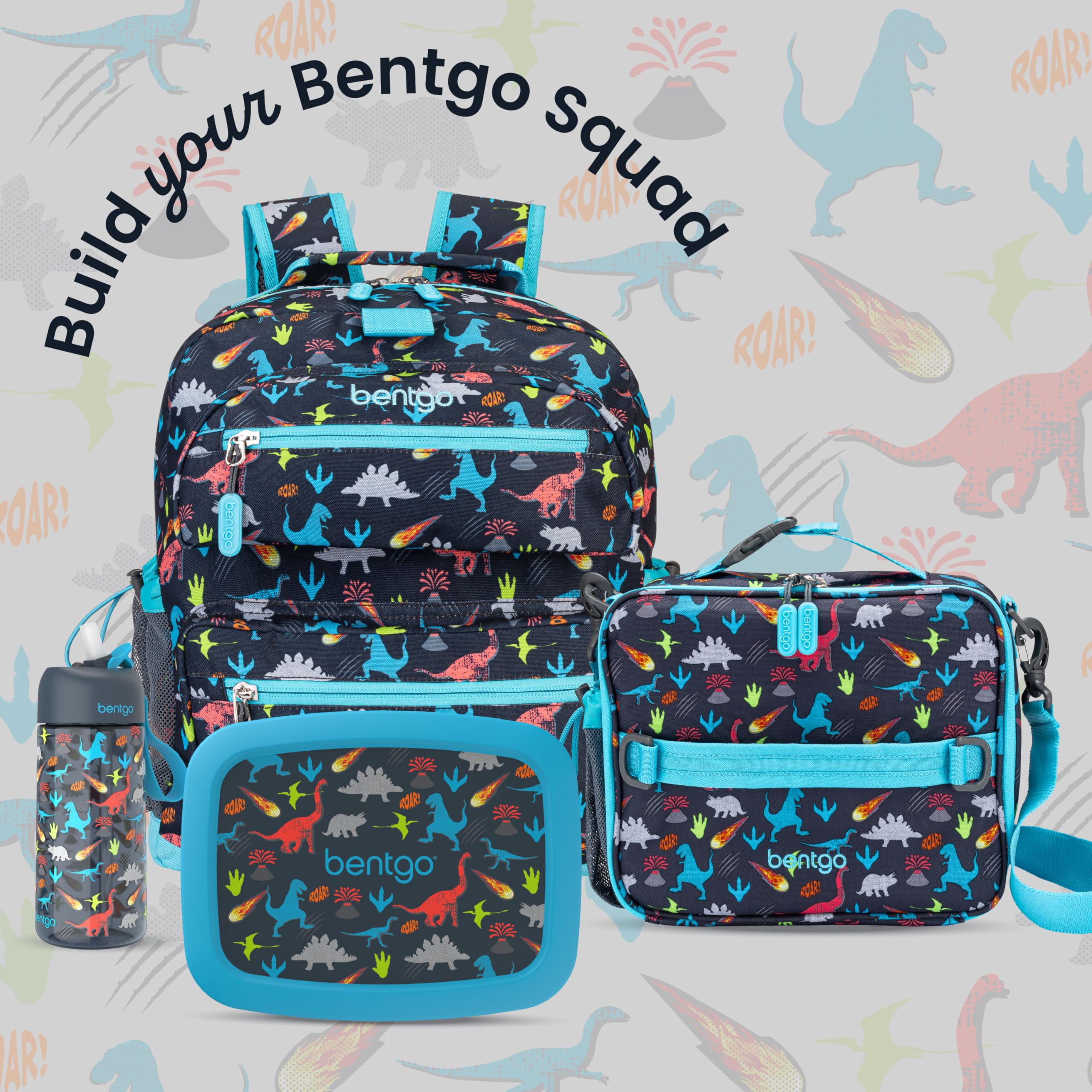 Child carrying Bentgo lunch bag in a school setting showing convenient everyday use