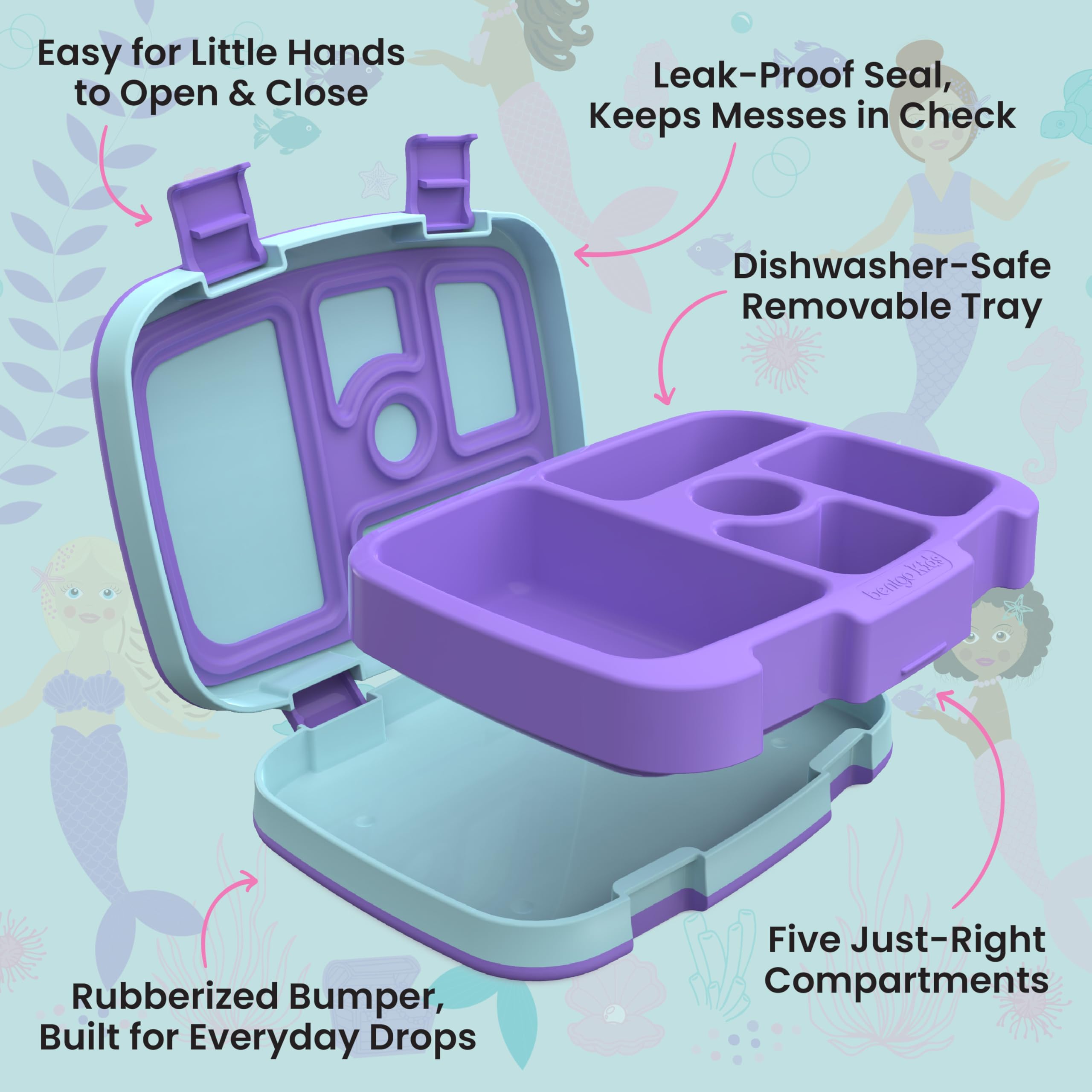 Bentgo en mochila escolar demostrando tamaño ideal y transporte cómodo para niños