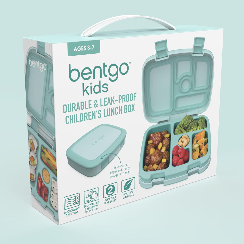 Bentgo en mesa de merienda familiar, estilo de vida práctico y ordenado