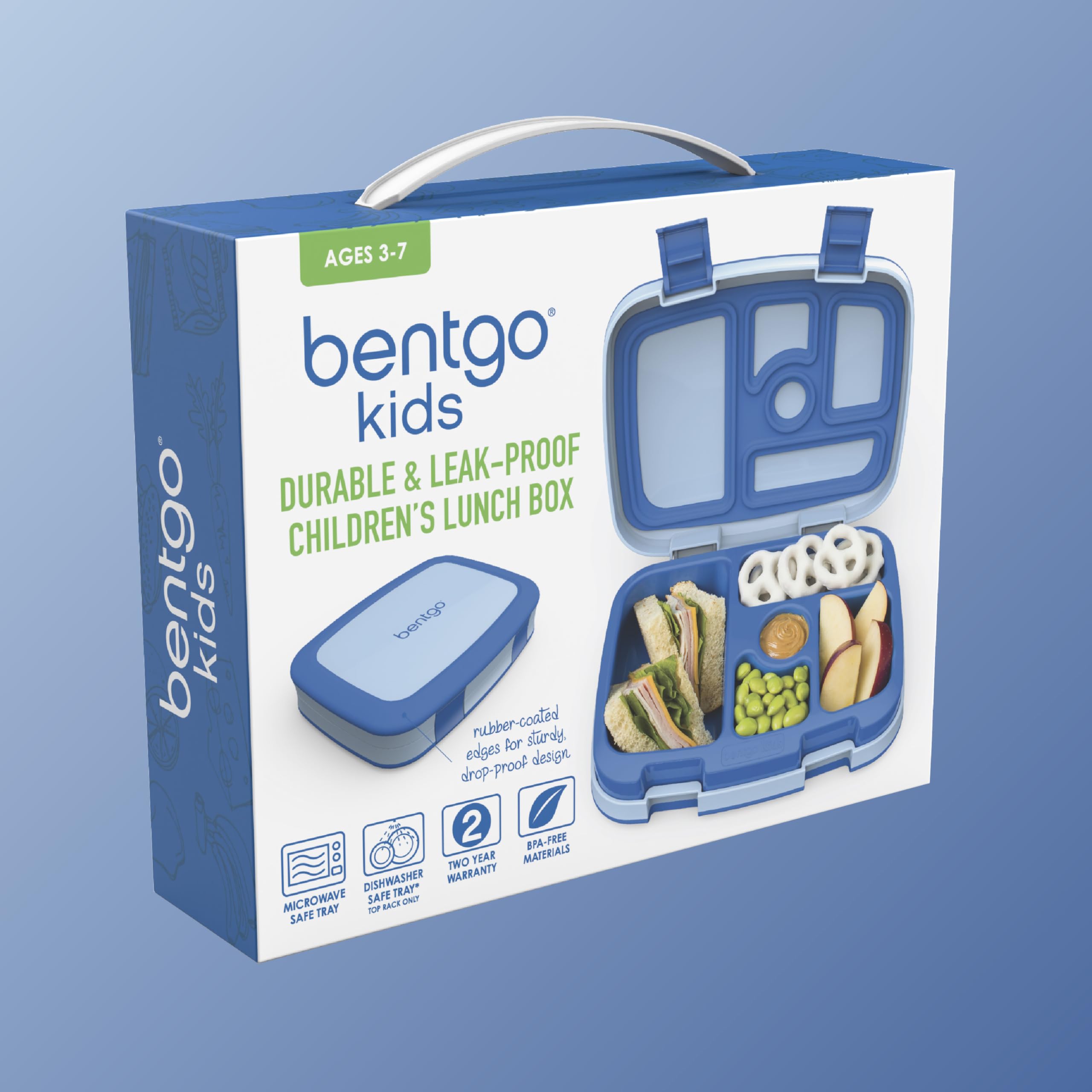 Bentgo etiqueta que indica materiales sin BPA ni PFAS y seguridad alimentaria