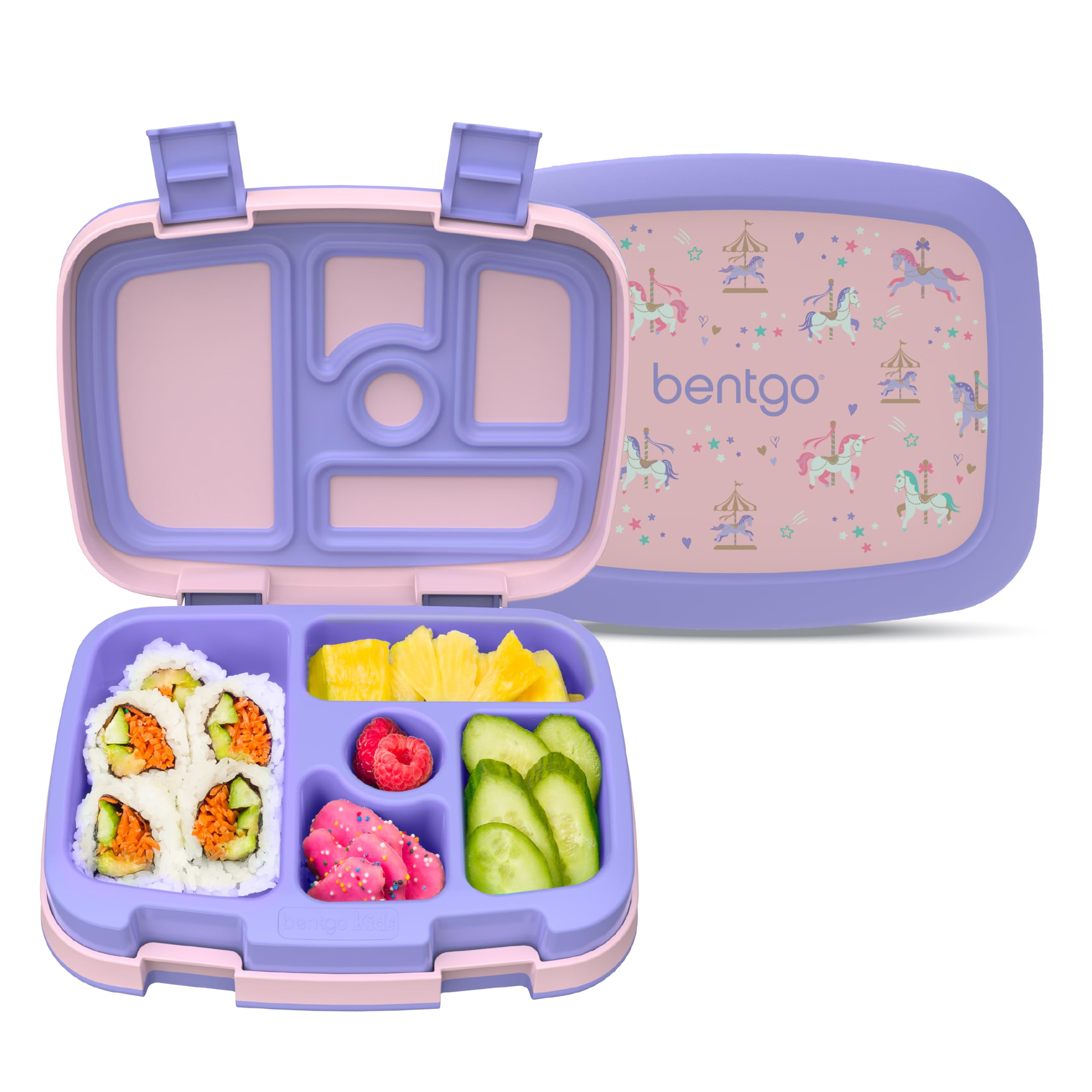 Bentgo caja frente mostrando colores y diseño práctico