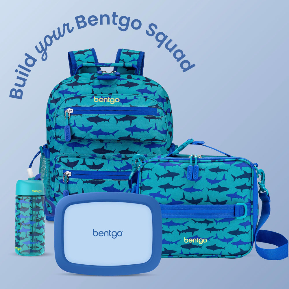 Bentgo niño sacando la lonchera en recreo fomentando autonomía y orden