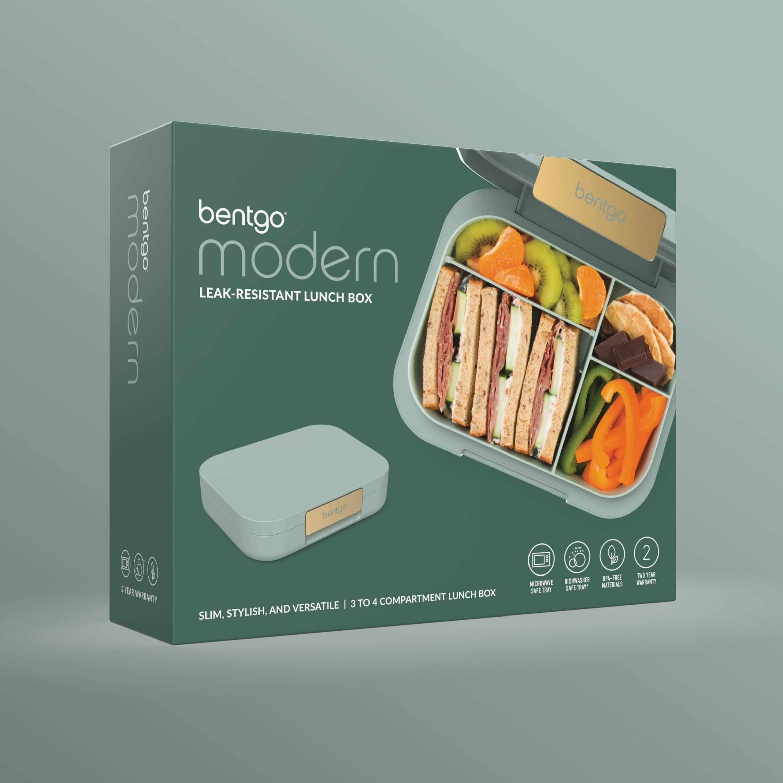 Bentgo bandeja removible lista para lavavajillas y microondas, facilita limpieza y calentado