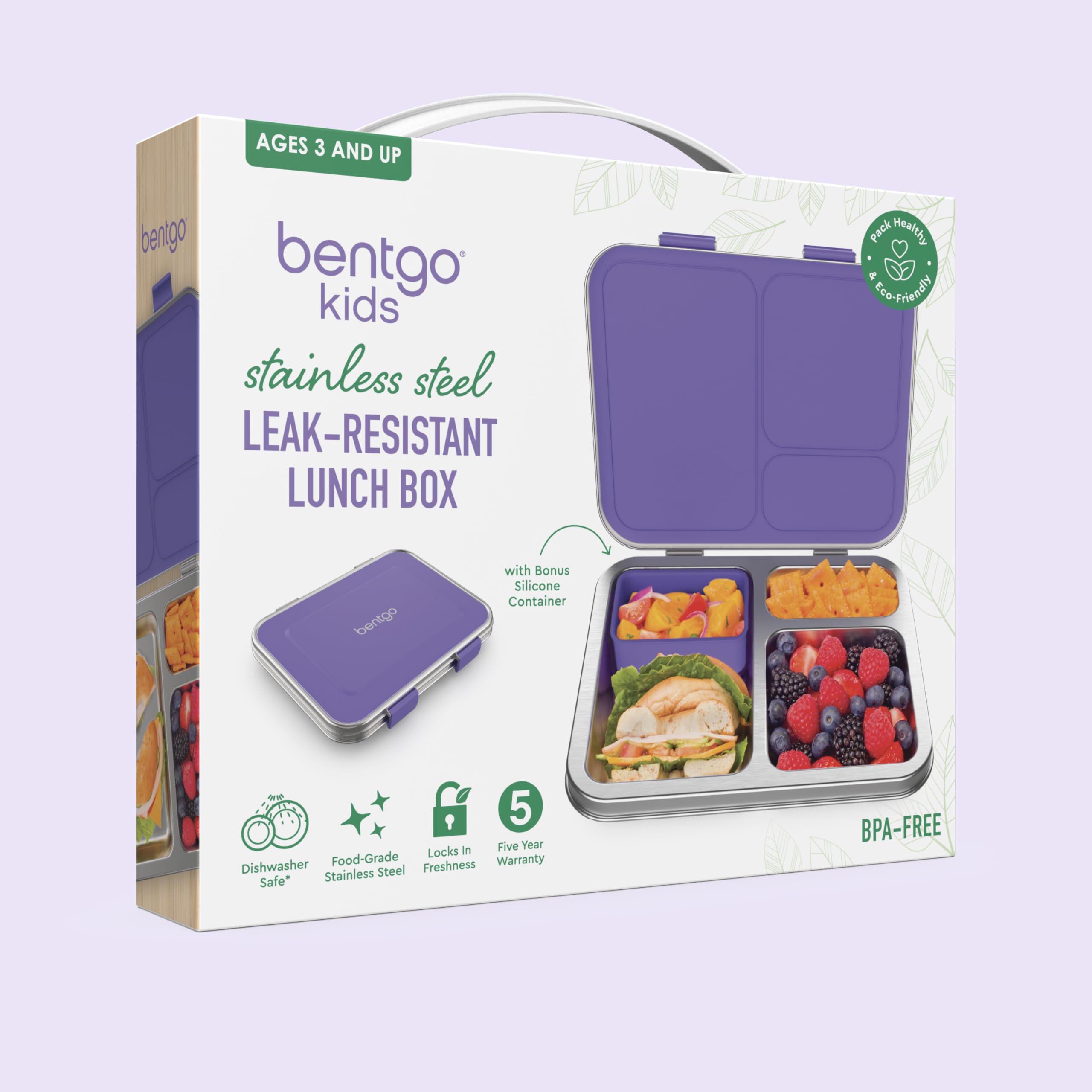 Bentgo en ambiente lifestyle con mochila y alimentos listos para llevar