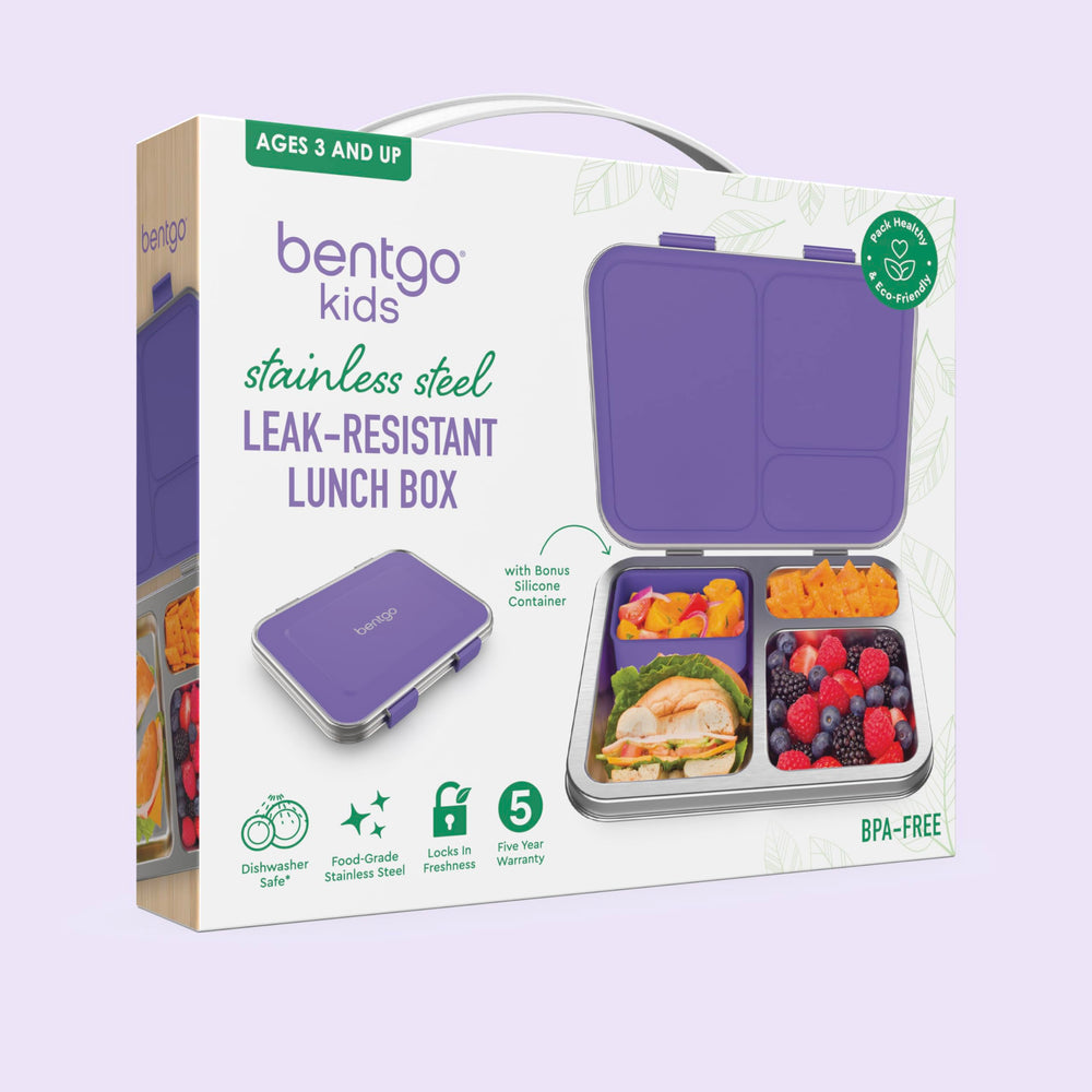 Bentgo en ambiente lifestyle con mochila y alimentos listos para llevar