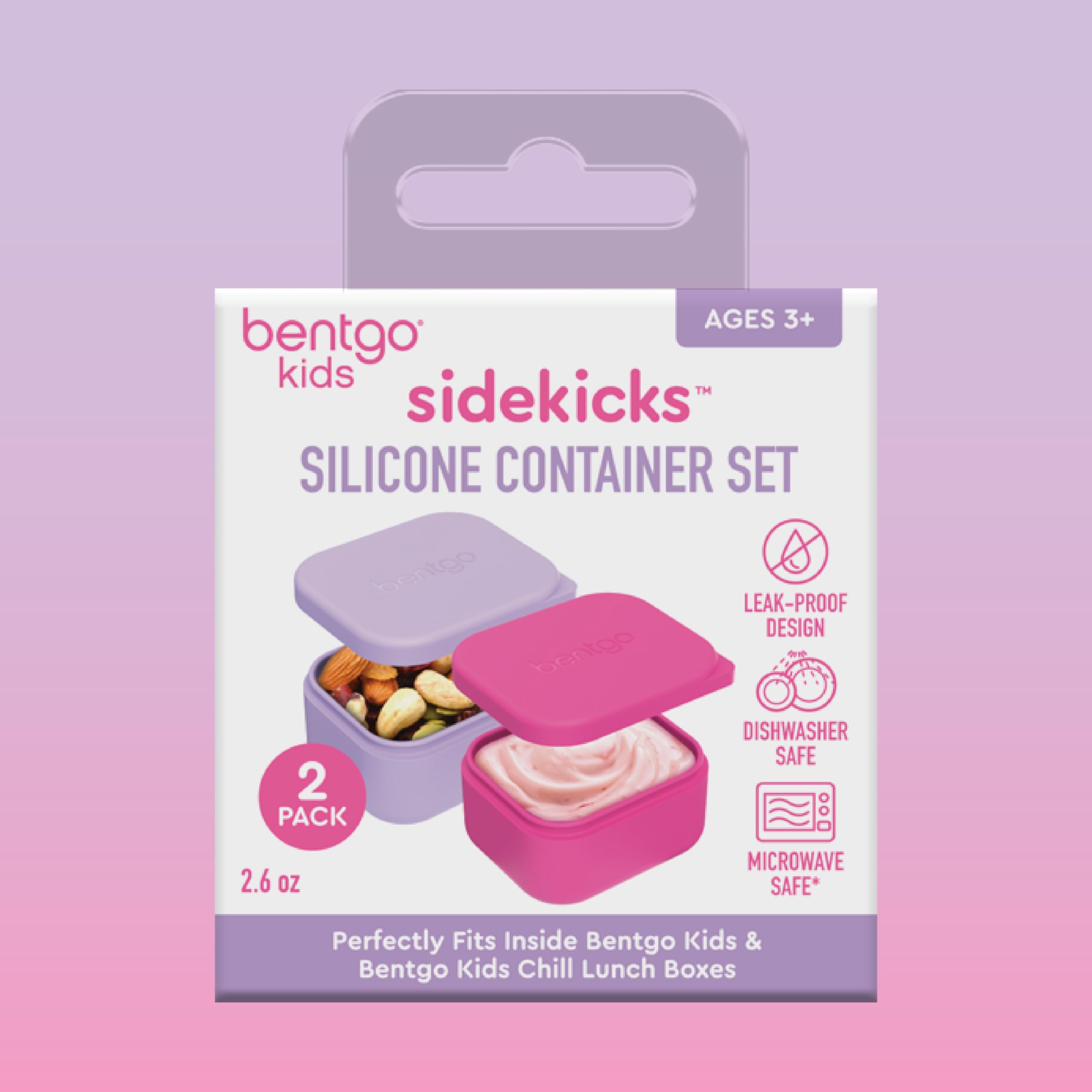 Bentgo Sidekicks comparación con mano, tamaño portátil
