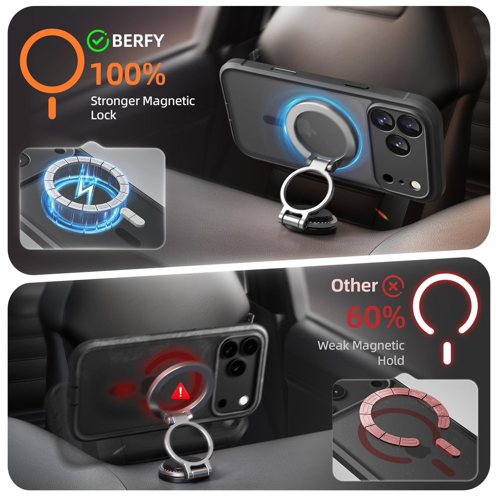 BERFY vista trasera con panel rígido y acabado resistente