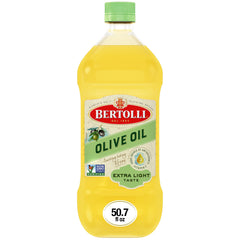 Bertolli botella frontal 50.7 fl oz mostrando tamaño grande y uso frecuente