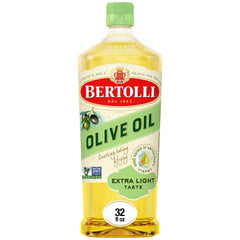 Bertolli botella frontal 32 fl oz mostrando empaque y volumen útil