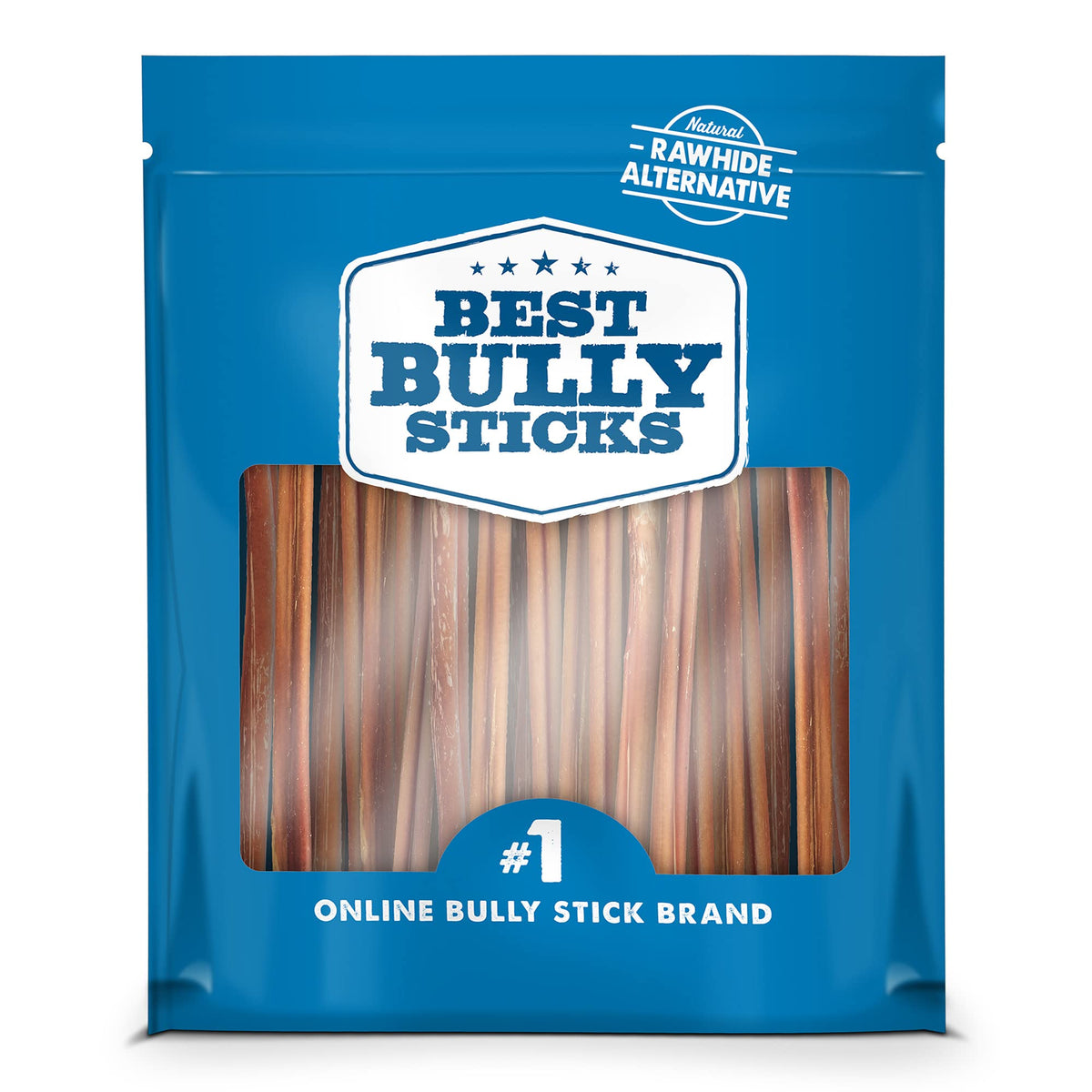 Best Bully Sticks frente del empaque mostrando 24 palos y la marca; presentación clara