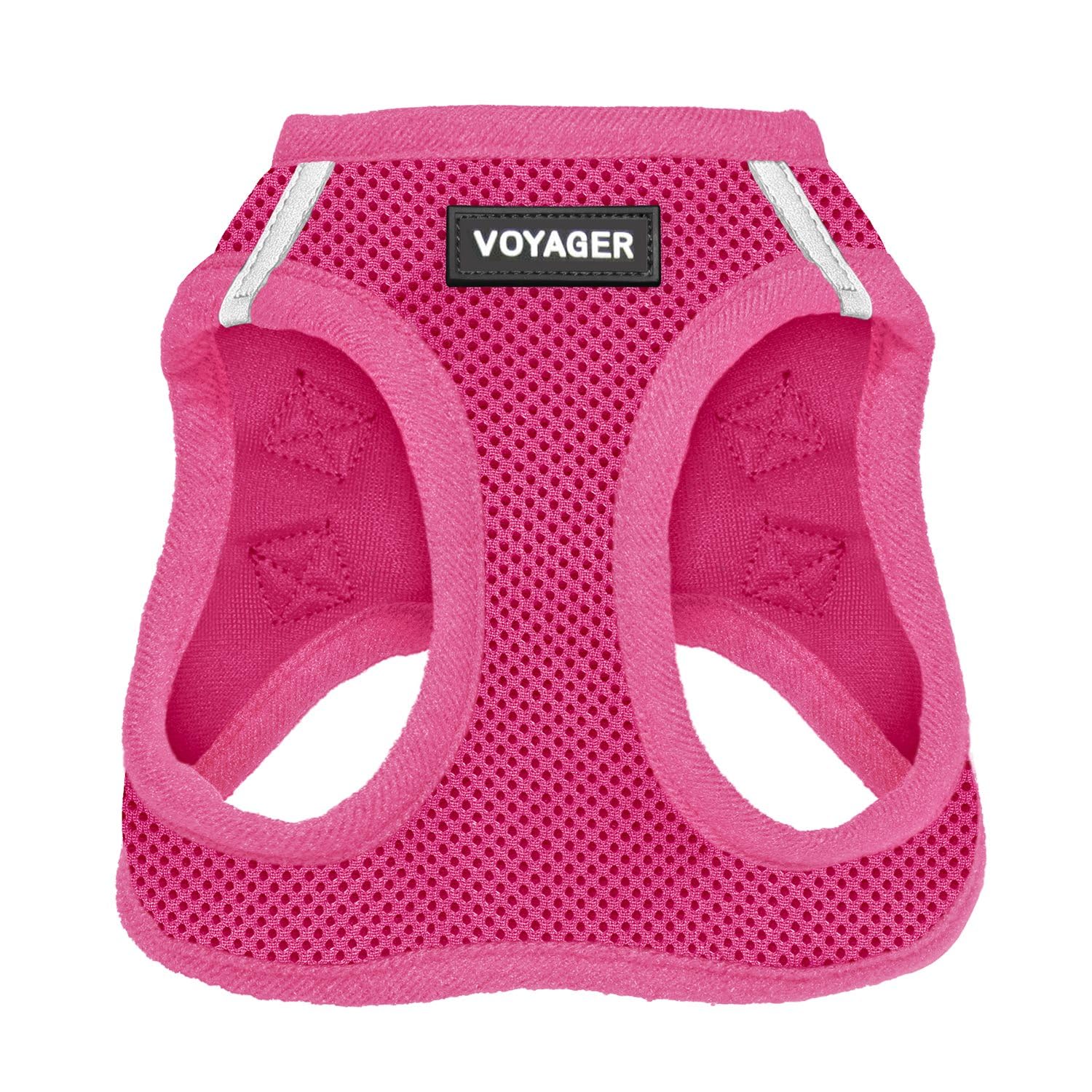 Best Pet Supplies arnés frontal fucsia mostrando ajuste seguro y comodidad