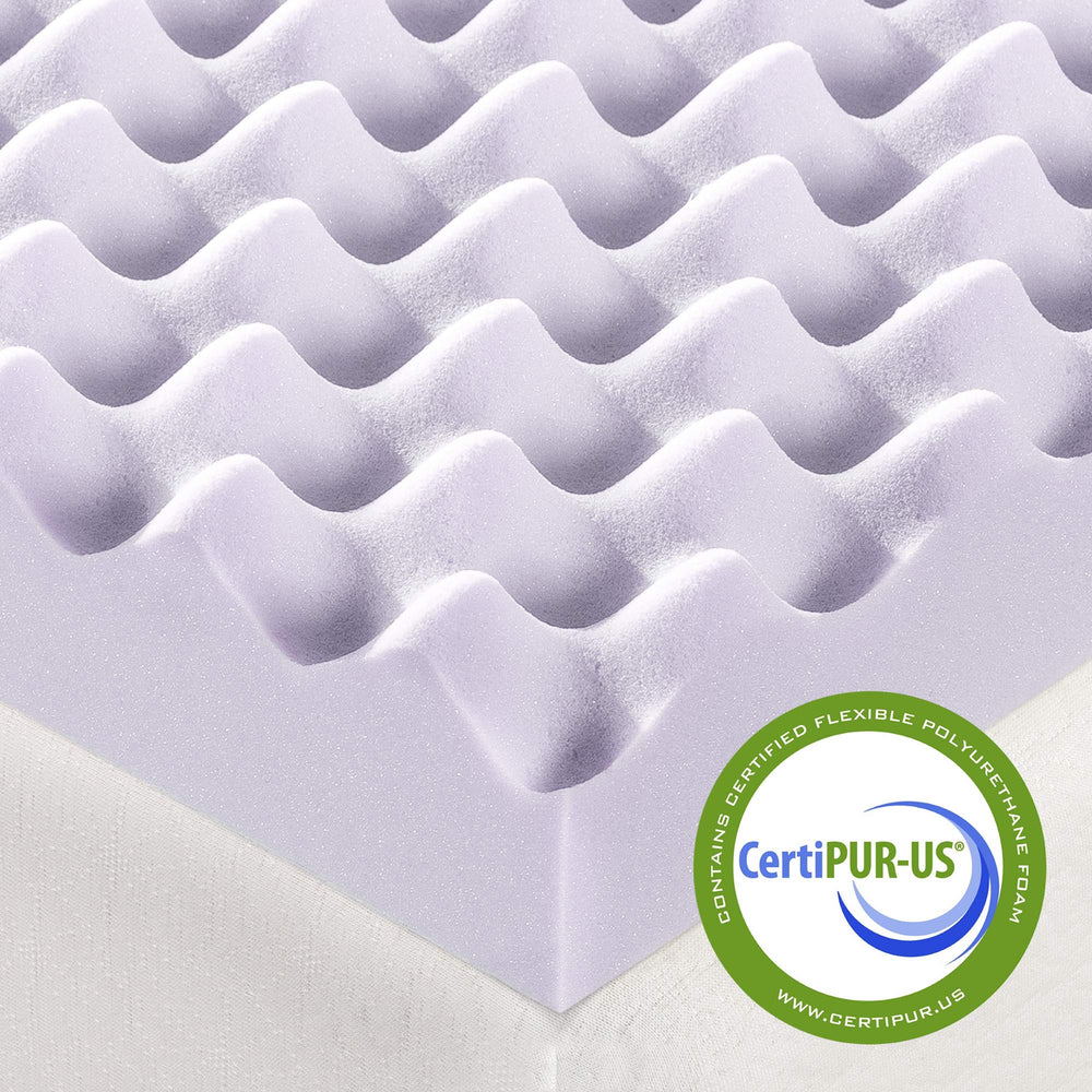 Best Price Mattress etiqueta CertiPUR-US en close-up asegurando calidad