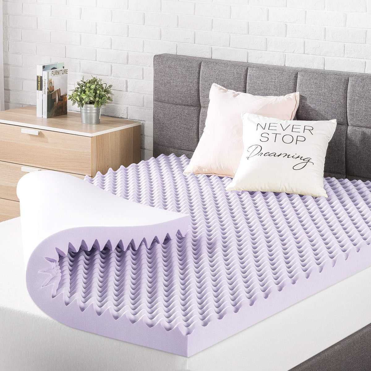 Best Price Mattress vista frontal del empaque mostrando producto y beneficios