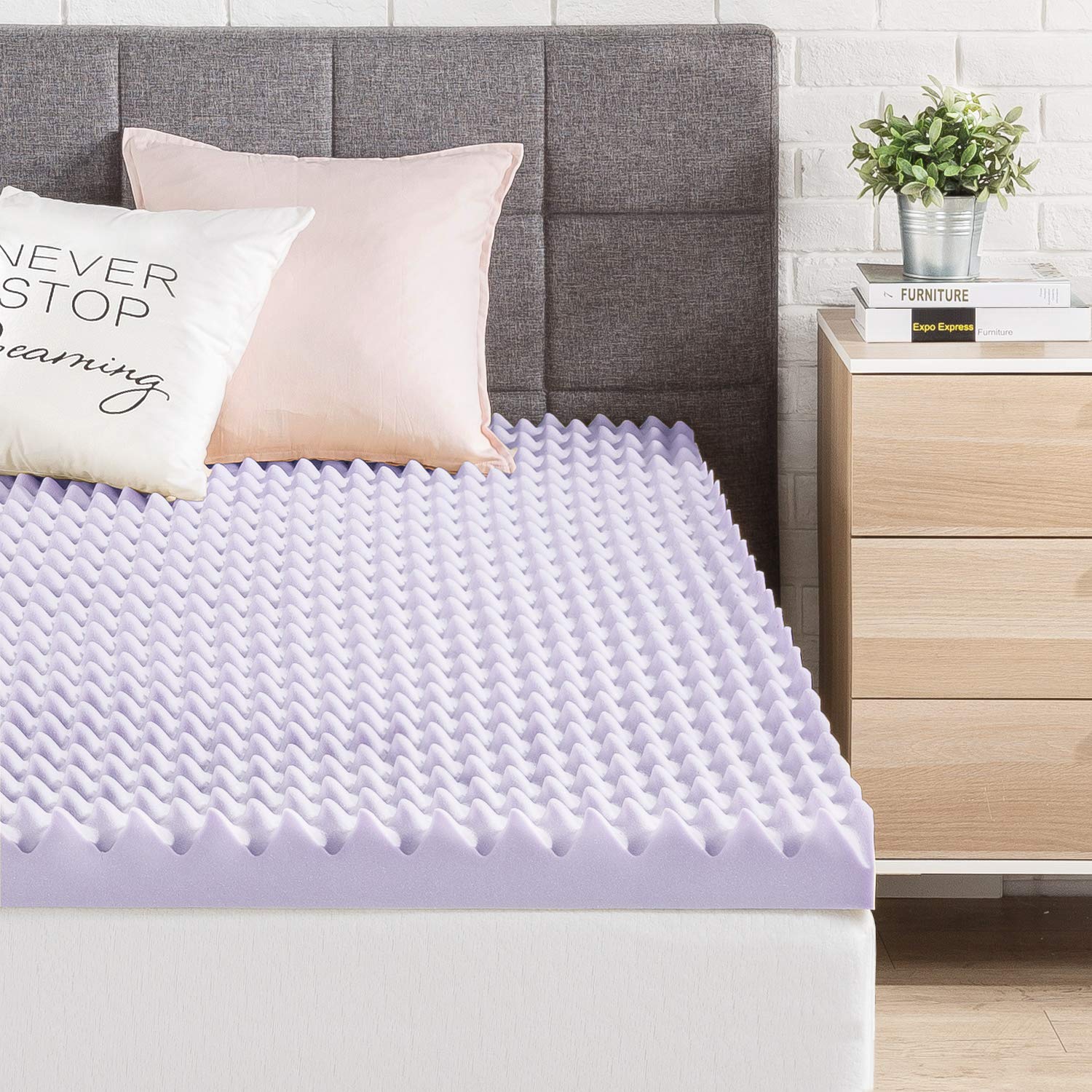 Best Price Mattress detalle de la textura egg crate para mayor ventilación