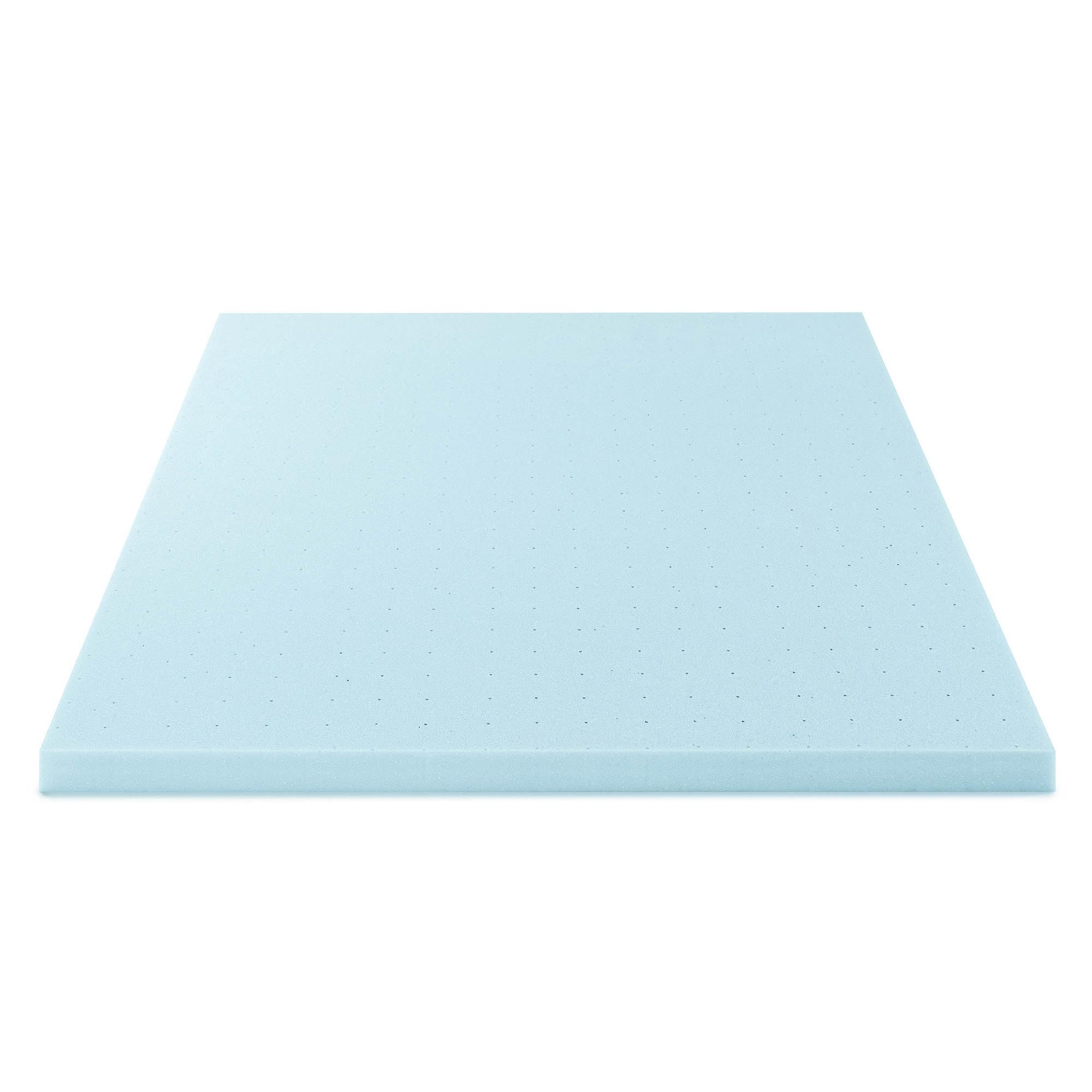 Best Price Mattress topper instalado en cama Twin XL en dormitorio, transforma la superficie de descanso