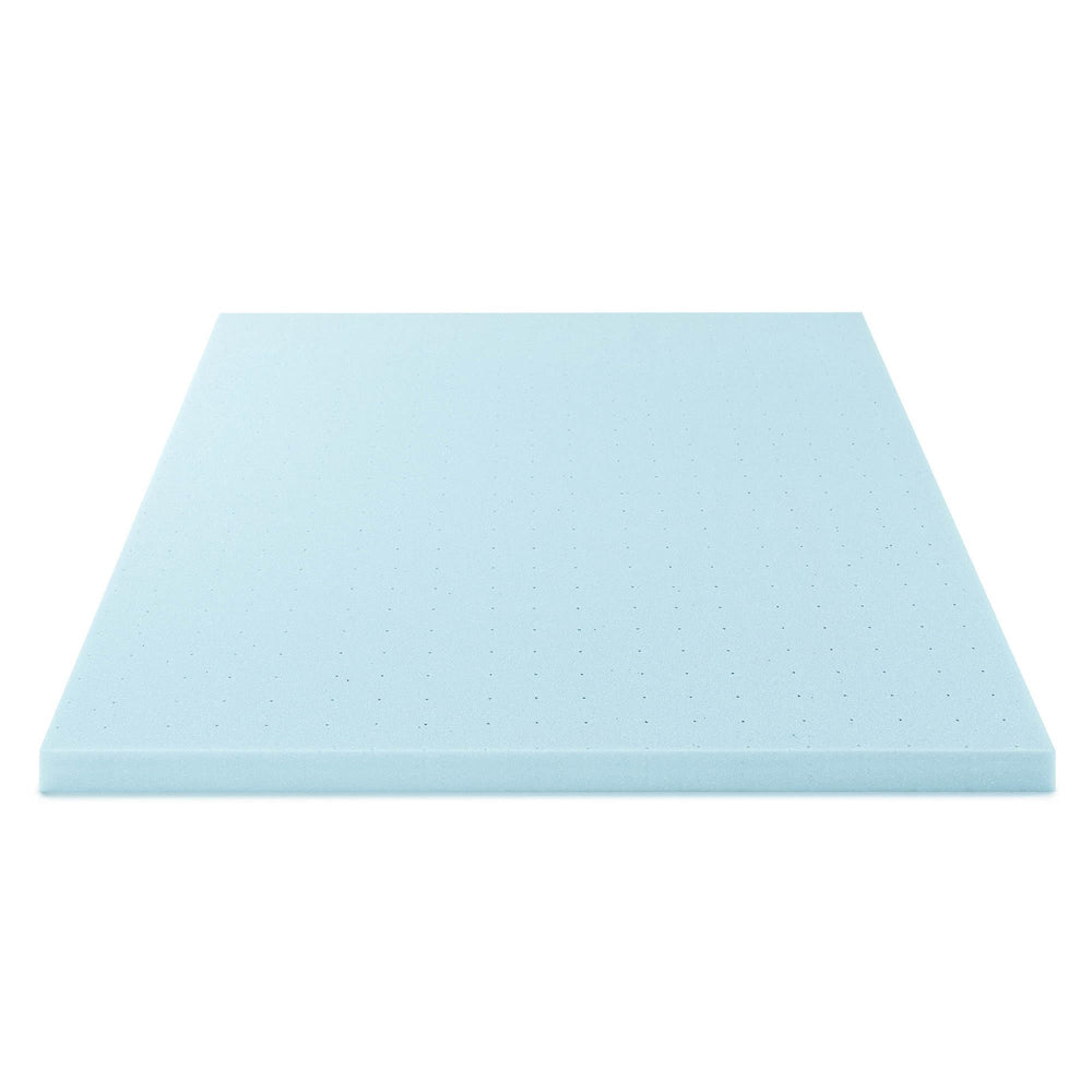 Best Price Mattress topper instalado en cama Twin XL en dormitorio, transforma la superficie de descanso