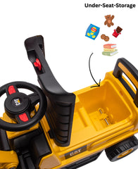Best Ride On Cars excavadora CAT detalle del cazo móvil para juego interactivo