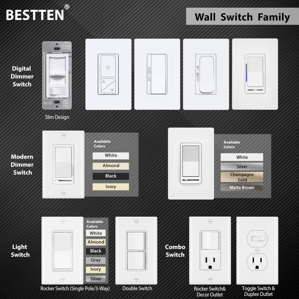BESTTEN empaque de 10 unidades listo para proyectos grandes