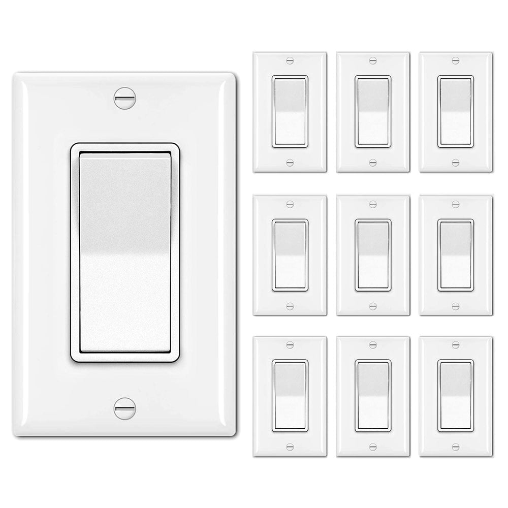 BESTTEN interruptor frontal con placa mostrando acabado elegante
