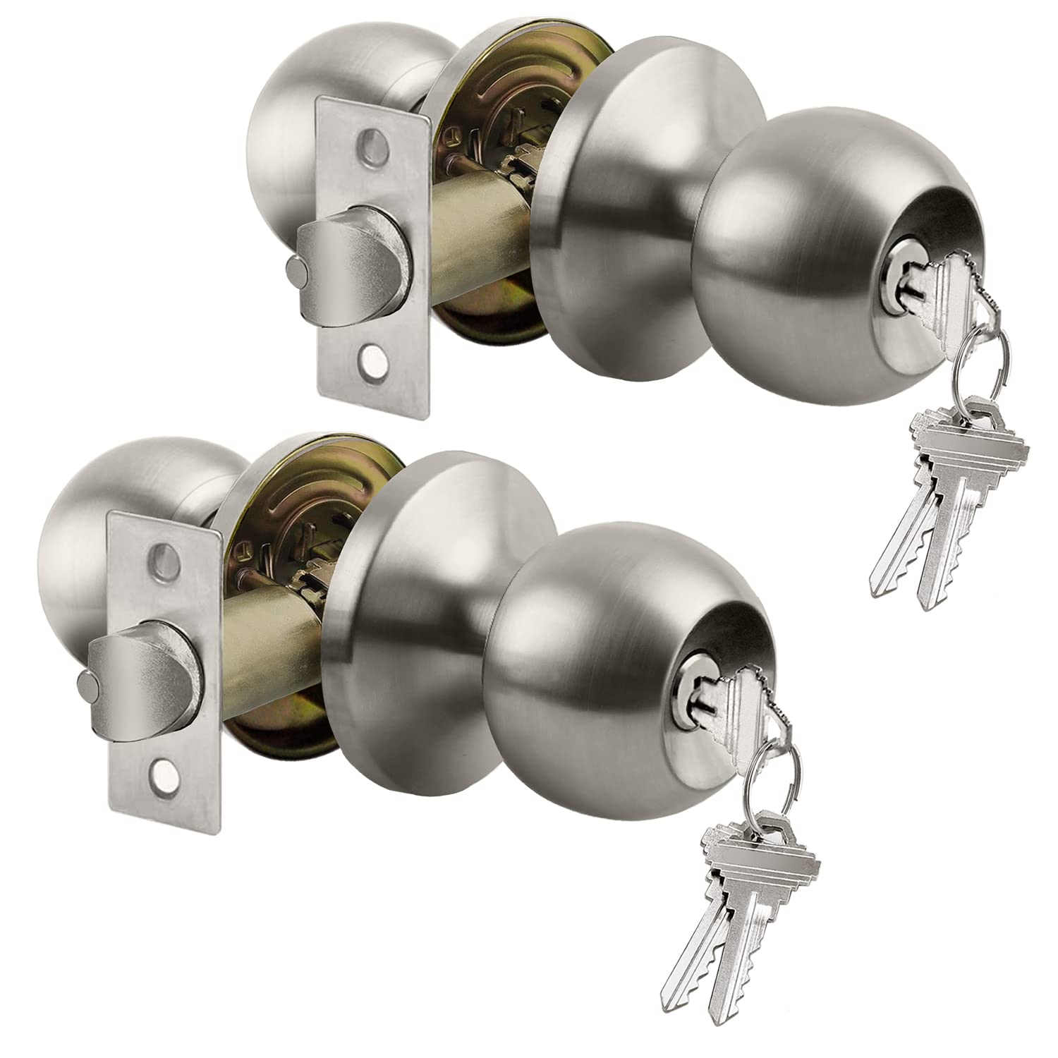 BESTTEN pomo frontal mostrando acabado satinado y diseño elegante